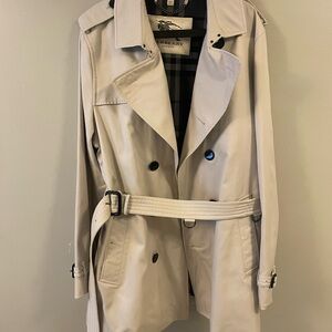 Burberry Beige Trench Coat with Belt